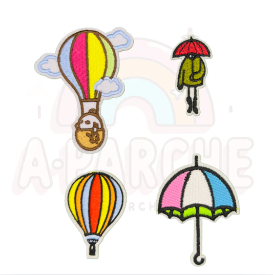 Globos y paraguas