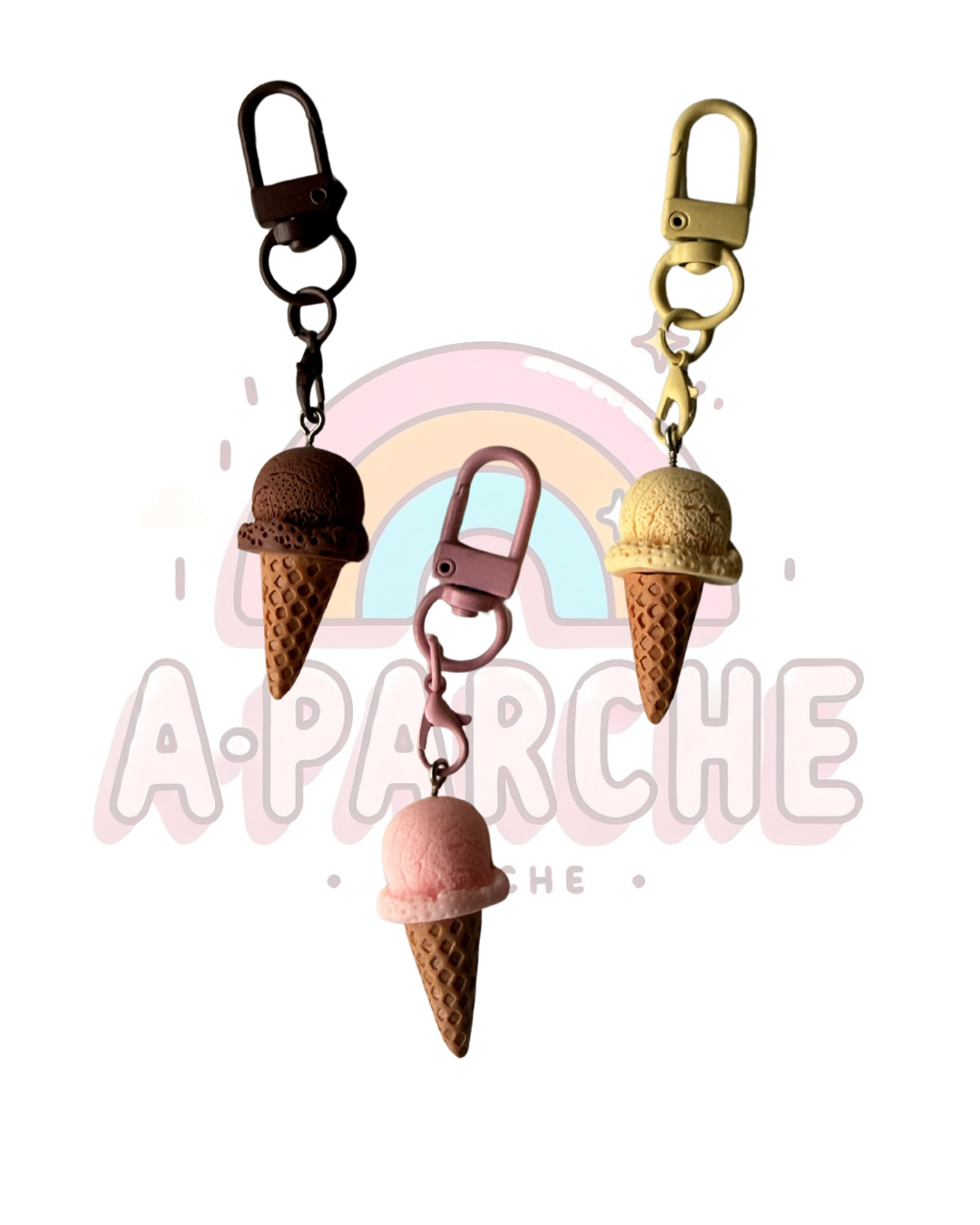 Llaveros cono helado 🍦